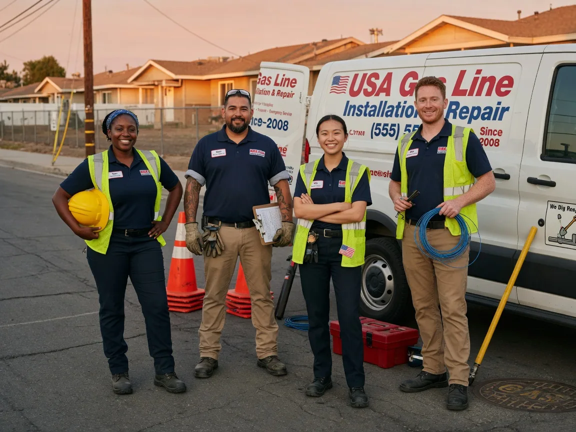 Gas Line Installation company in Bruceville, IN